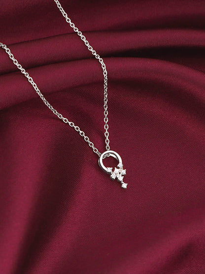 Silver Euphoria Pendant With Link Chain