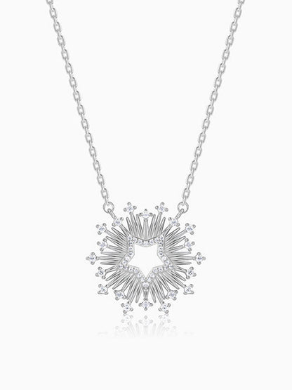 Silver Starshine Necklace