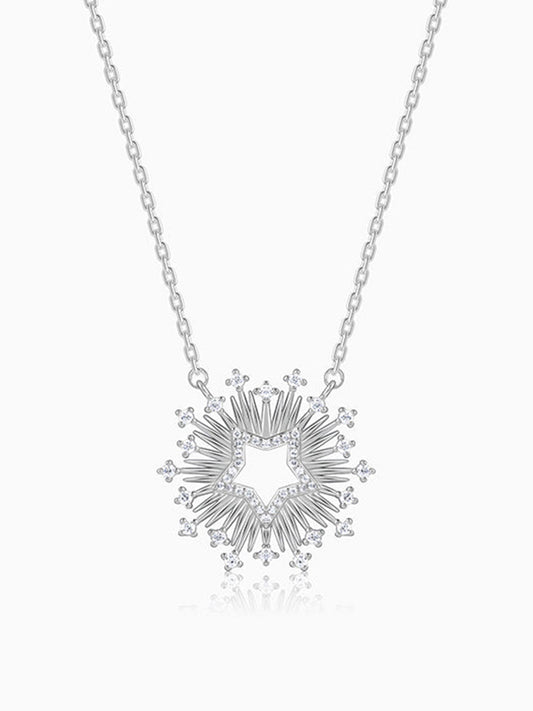 Silver Starshine Necklace