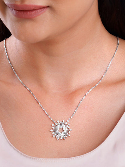 Silver Starshine Necklace