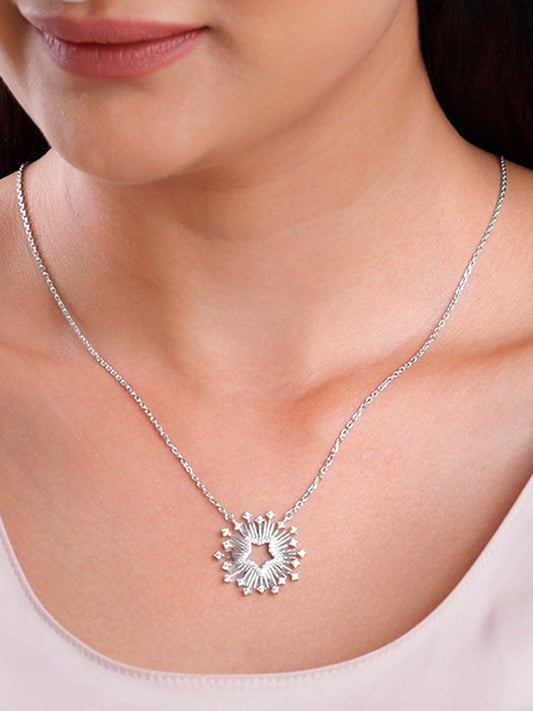 Silver Starshine Necklace