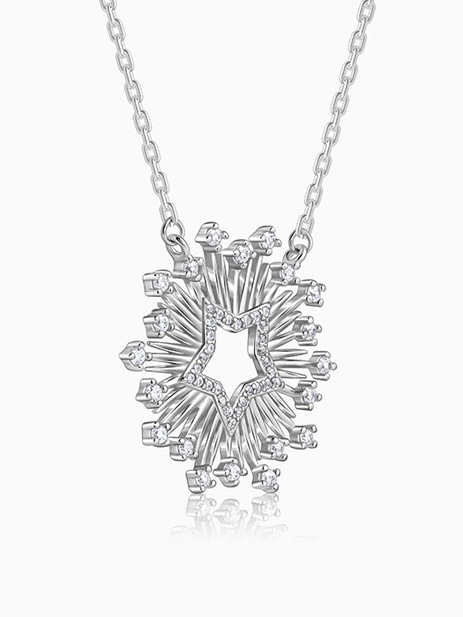Silver Starshine Necklace