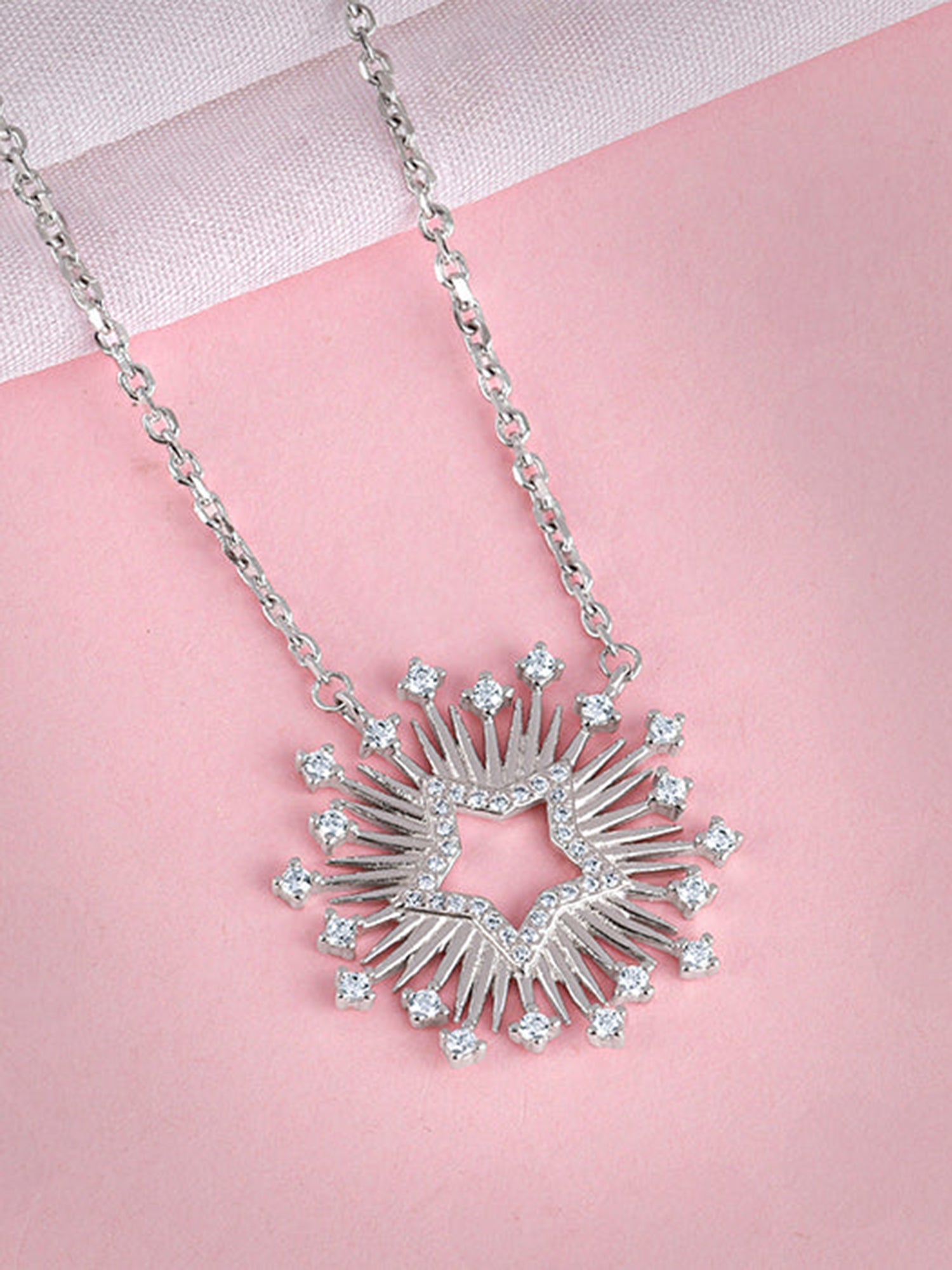 Silver Starshine Necklace