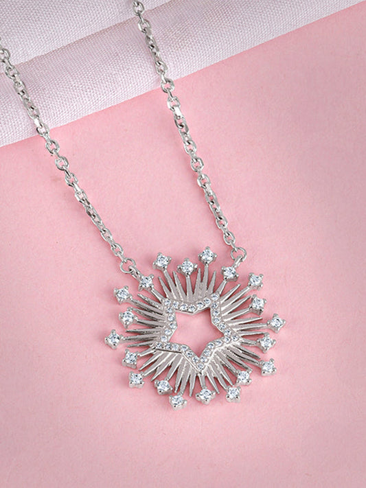 Silver Starshine Necklace