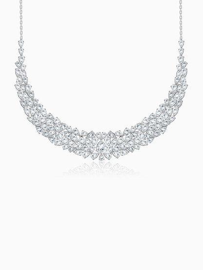 Silver Elara Statement Necklace