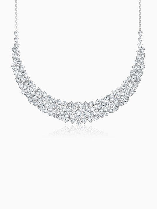 Silver Elara Statement Necklace
