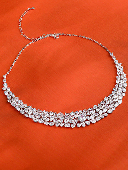 Silver Elara Statement Necklace