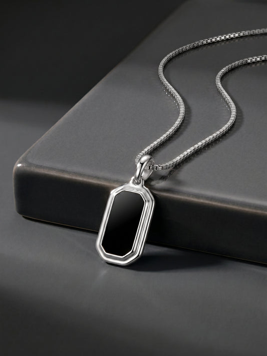 Aditya Roy Kapur Silver Knight's Emblem Pendant with Box Chain For Him