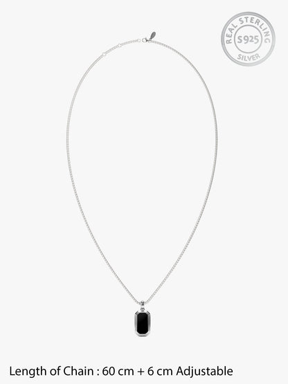 Aditya Roy Kapur Silver Knight's Emblem Pendant with Box Chain For Him