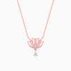 Rose Gold Thamarai Necklace