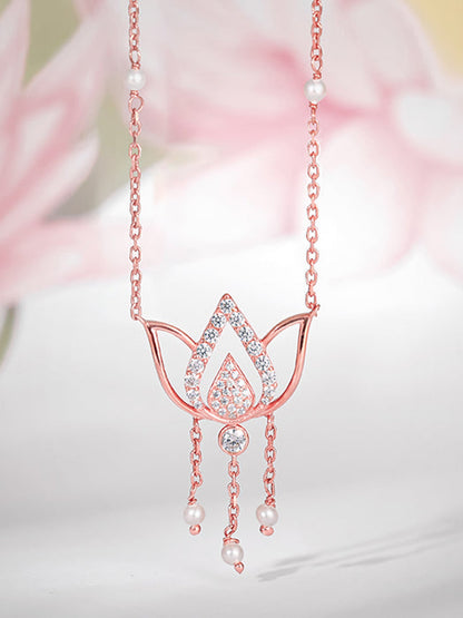 Rose Gold Kamala Necklace