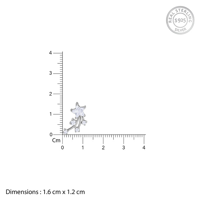 Silver Starlite Pendant With Link Chain - view 5