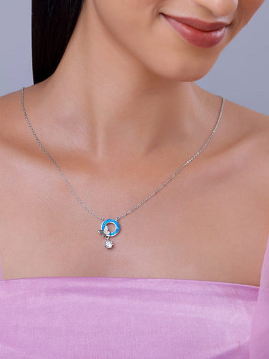 Silver Be You Necklace