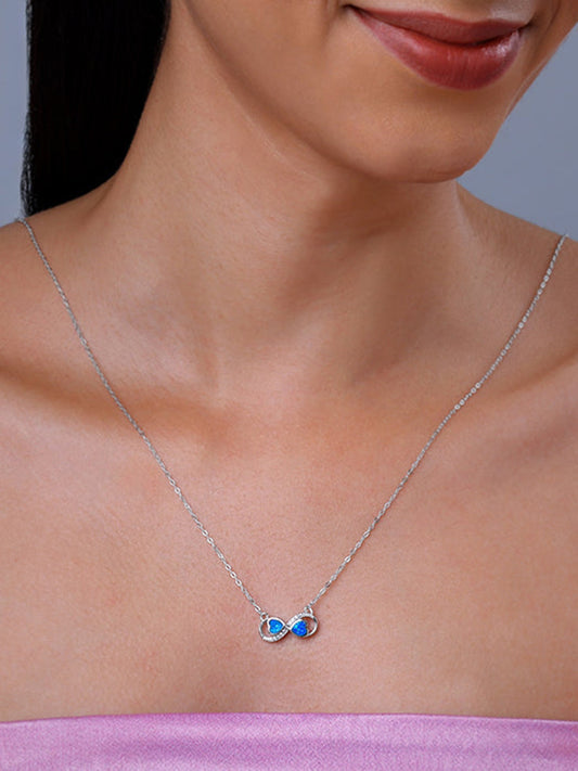 Silver Endless Embrace Necklace