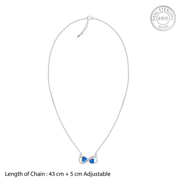 Silver Endless Embrace Necklace - view 6