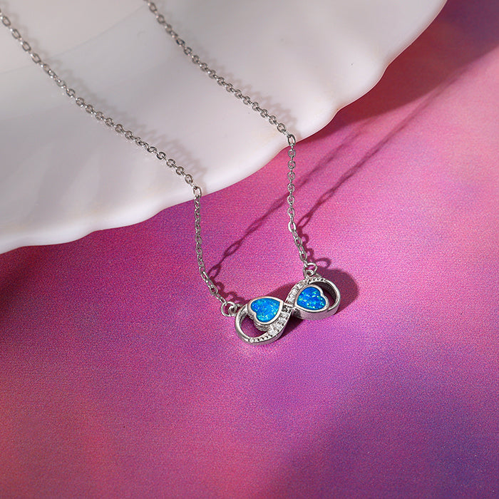 Silver Endless Embrace Necklace - view 2