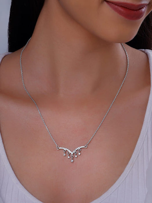 Silver Megastar Necklace