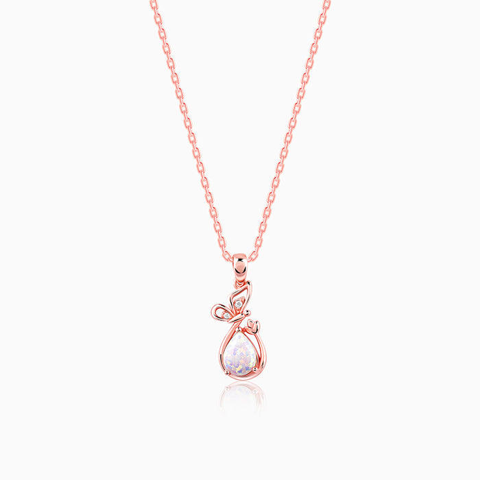 Rose Gold Starlight Spark Necklace - Image 1