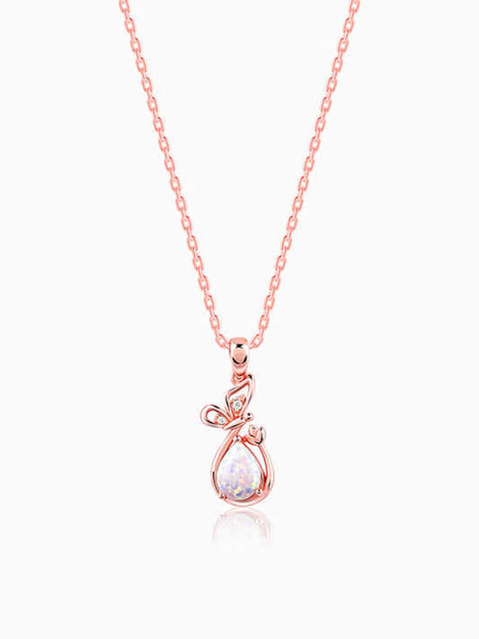 Rose Gold Starlight Spark Necklace