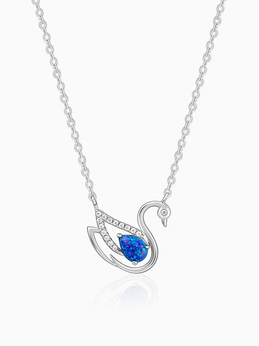 Silver Moonlit Drift Necklace
