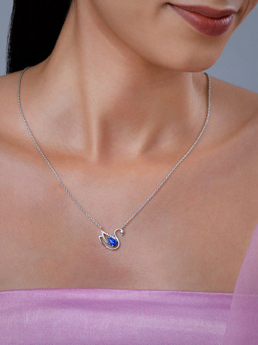 Silver Moonlit Drift Necklace