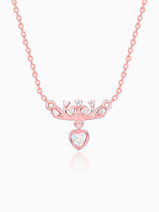 Rose Gold She The Achiever Pendant With Link Chain