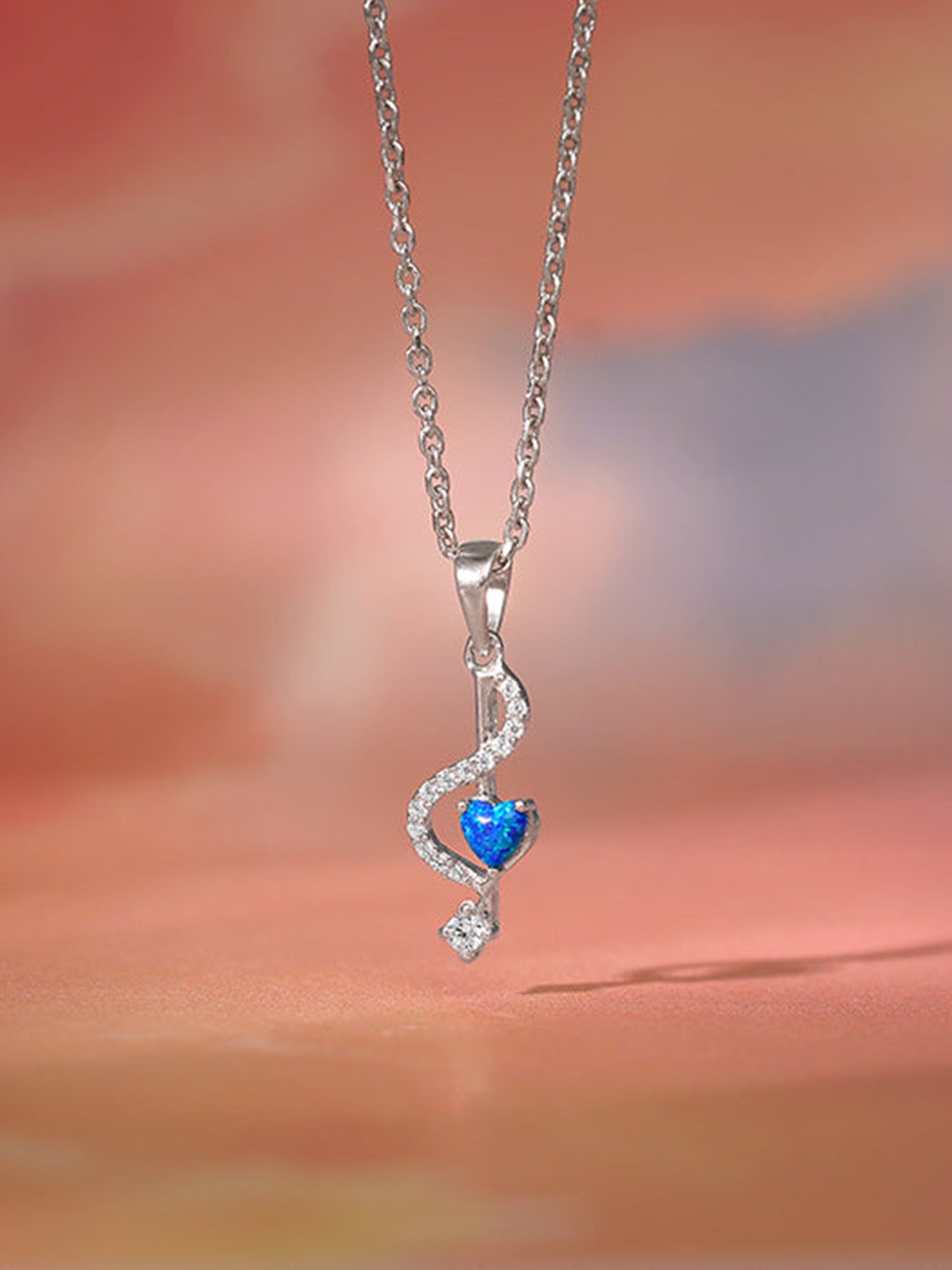 Silver She The Superstar Pendant With Link Chain