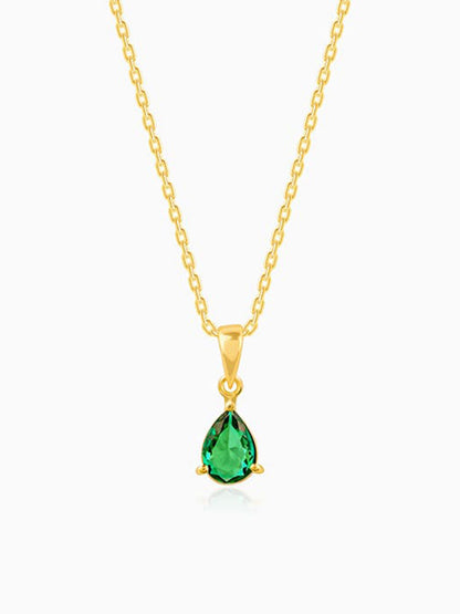 Golden Peridot Dream Pendant With Link Chain