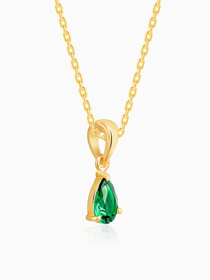 Golden Peridot Dream Pendant With Link Chain