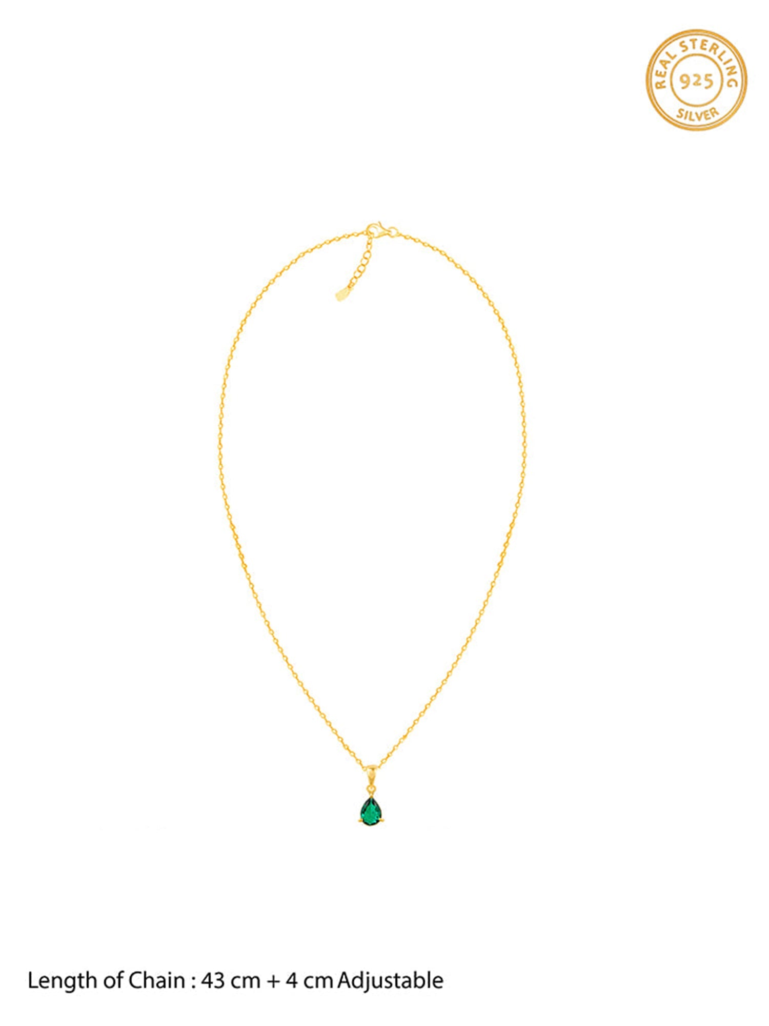 Golden Peridot Dream Pendant With Link Chain
