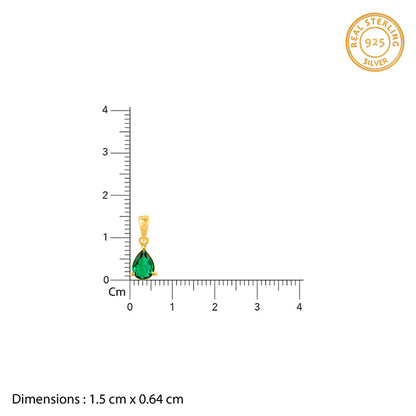 Golden Peridot Dream Pendant With Link Chain