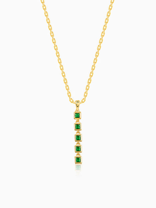 Golden Verdant Elegance Necklace