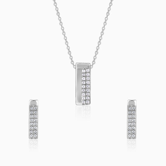 Silver Stellar Bar Set