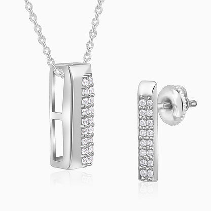 Silver Stellar Bar Set