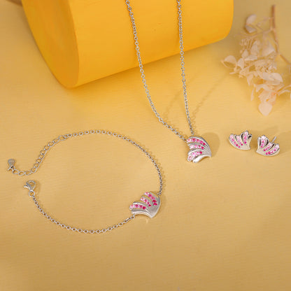 Silver Waveshell Set of Three