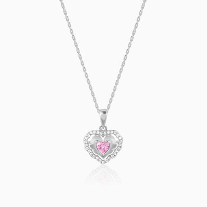 Silver Lovelight Pendant With Link Chain