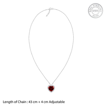 Silver Starlight Pendant with Link Chain