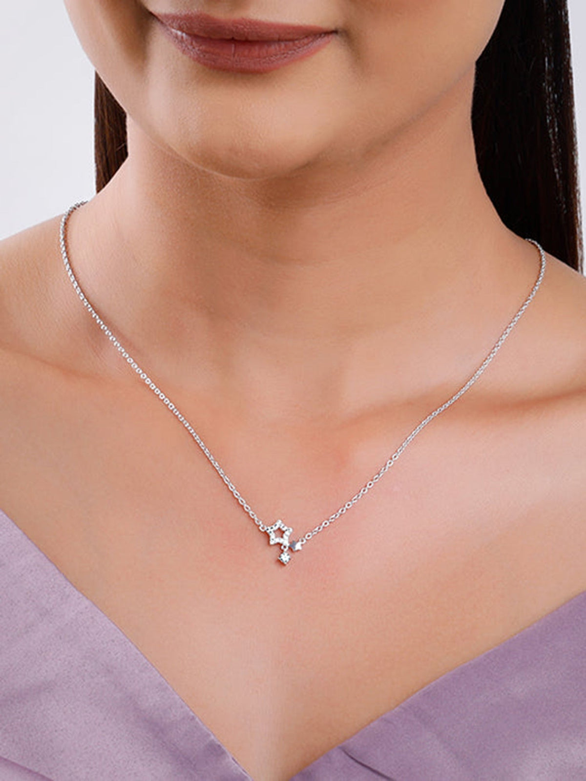 Silver Magical Stardust Necklace