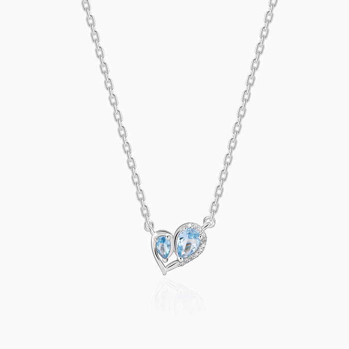 Silver First Love Necklace - Image 1