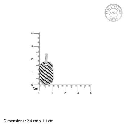 Oxidised Silver Obsidian Duo Set For Him