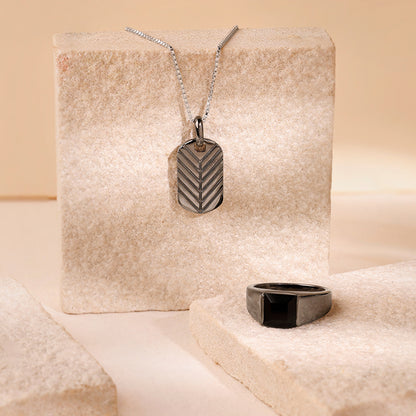 Black Rhodium Midnight Flex Set For Him