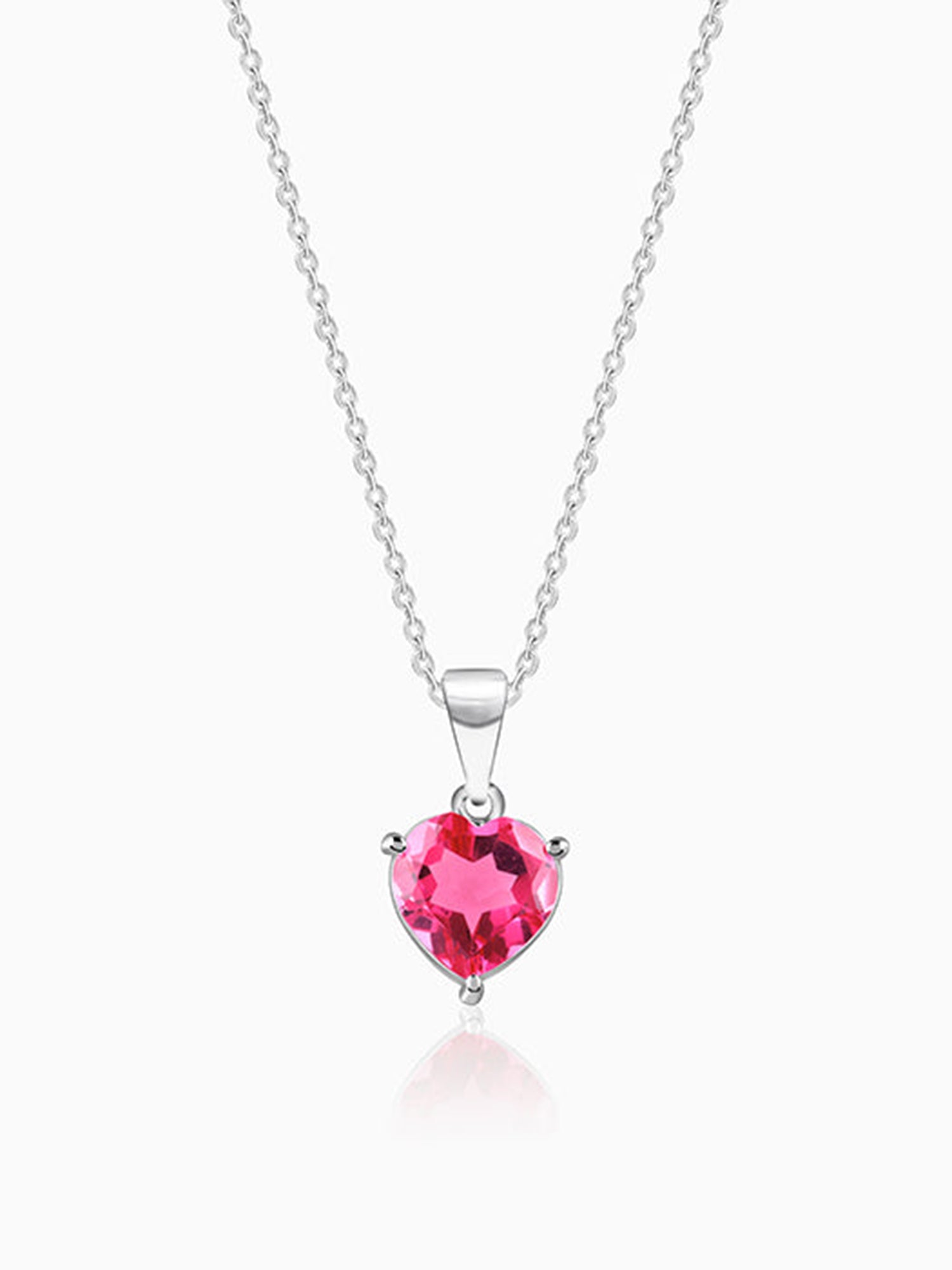 Silver Love Me Pendant With Link Chain
