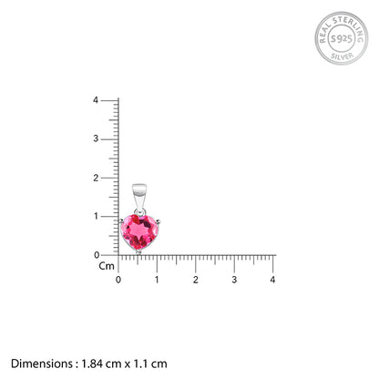 Silver Love Me Pendant With Link Chain