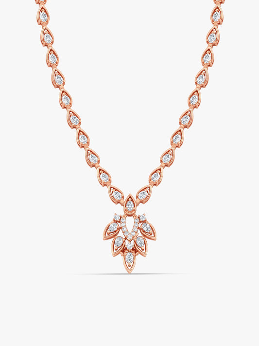 Rose Gold Rachel Necklace