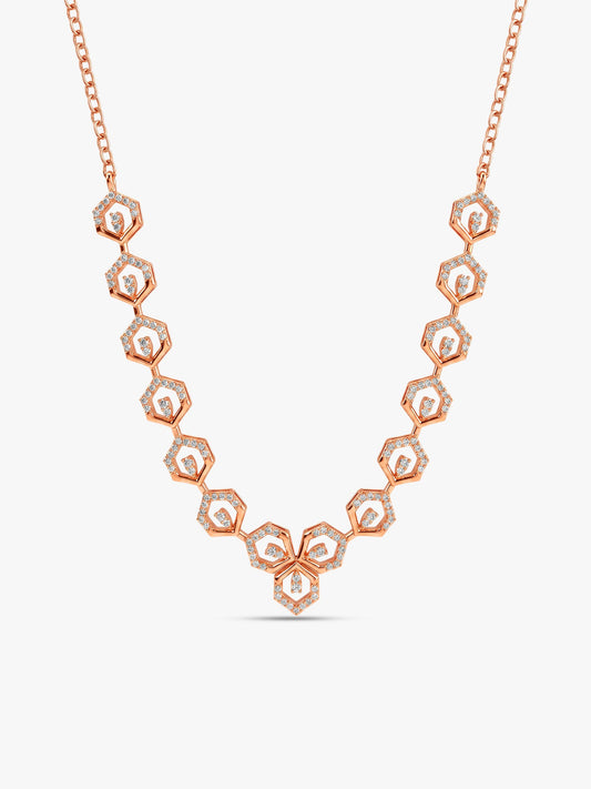 Rose Gold Shelley Necklace