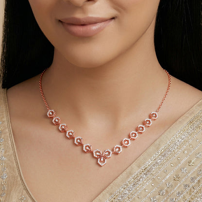 Rose Gold Shelley Necklace