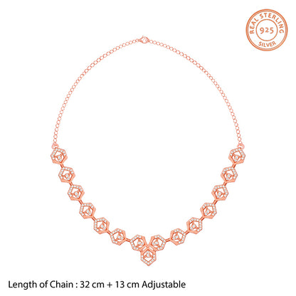 Rose Gold Shelley Necklace