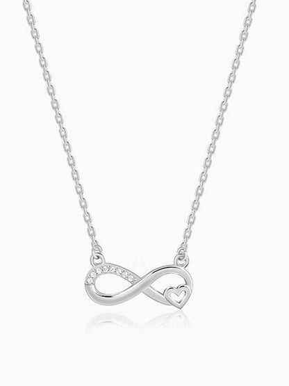 Silver Never-Ending Love Necklace