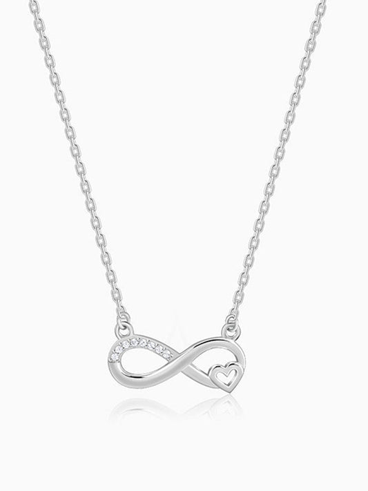 Silver Never-Ending Love Necklace