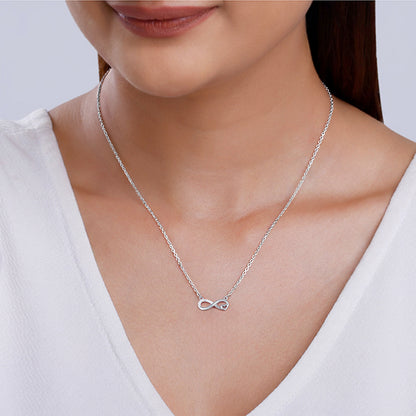 Silver Never-Ending Love Necklace